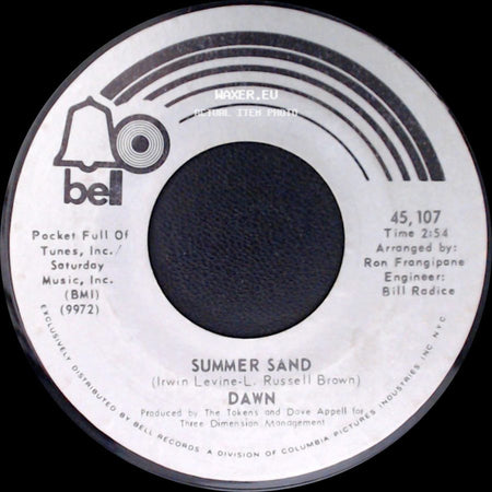 Dawn - The Sweet Soft Sounds Of Love / Summer Sand side B