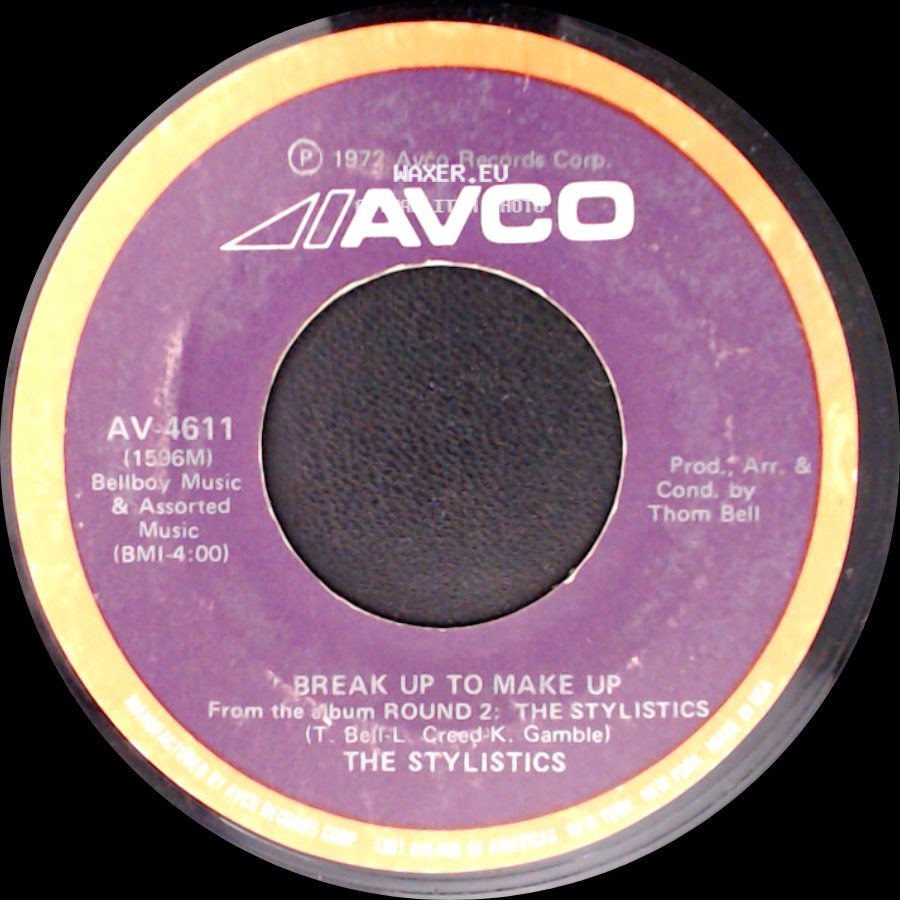 The Stylistics - Break Up To Make Up / You And Me side A