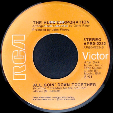 The Hues Corporation - All Goin' Down Together / Rock The Boat side A