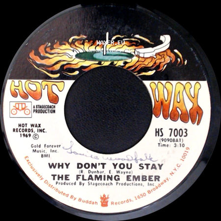 The Flaming Ember - Why Don't You Stay / Westbound #9 side A