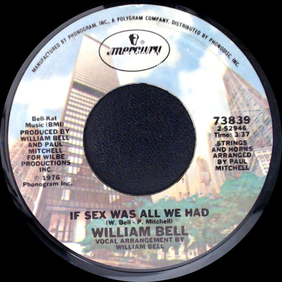 William Bell - If Sex Was All We Had / Tryin' To Love Two side A