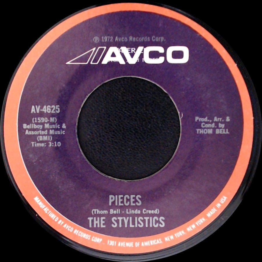 The Stylistics - Pieces / Rockin' Roll Baby side A