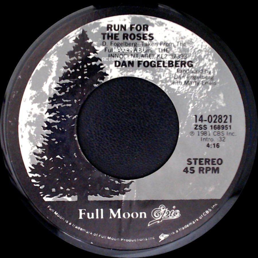 Dan Fogelberg - The Sand And The Foam / Run For The Roses side B