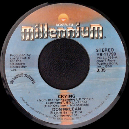 Don Mclean - Genesis (In The Beginning) / Crying side B
