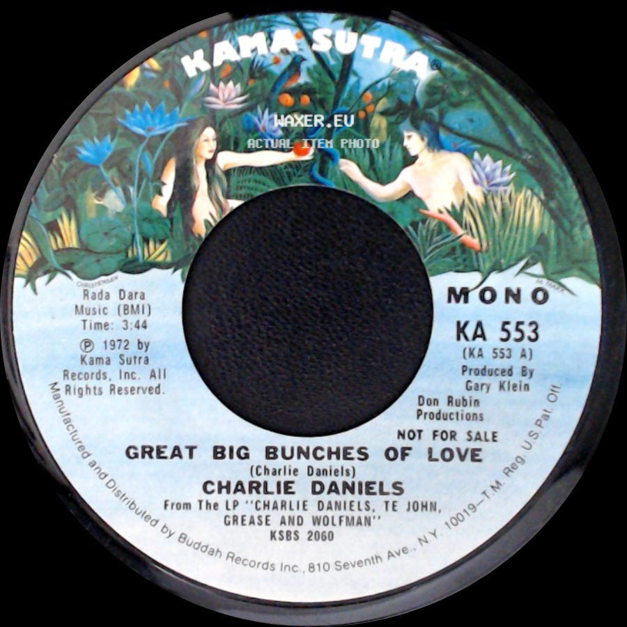 Charlie Daniels - Great Big Bunches Of Love / Great Big Bunches Of Love side B