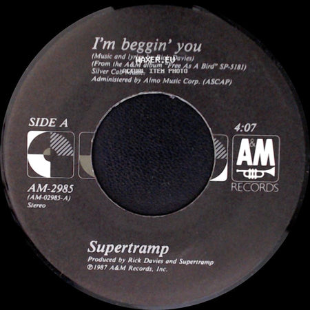 Supertramp - I'm Beggin' You / No Inbetween side A