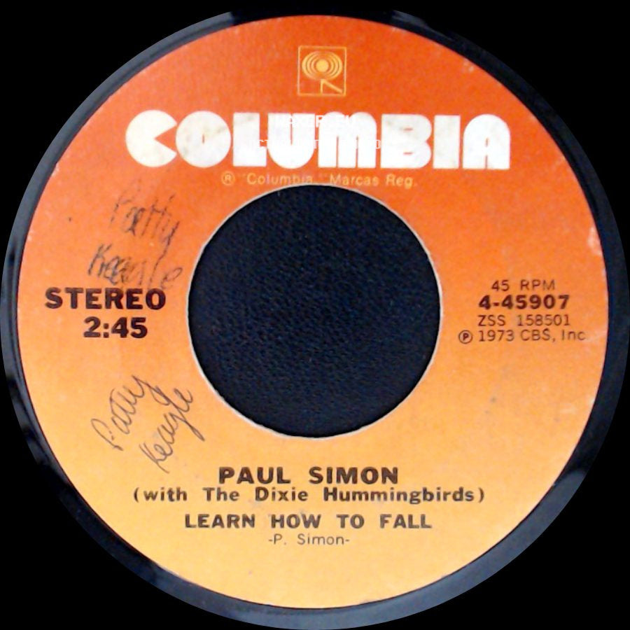 Paul Simon (With The Dixie Hummingbirds) - Learn How To Fall / Loves Me Like A Rock side A