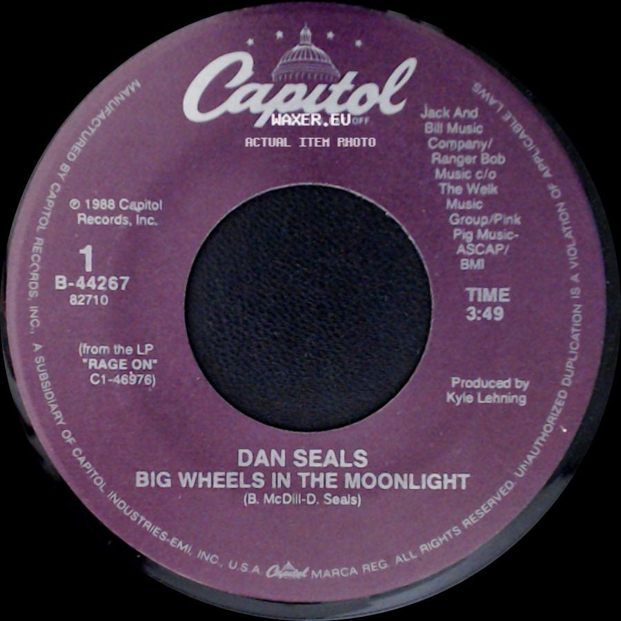 Dan Seals - Big Wheels In The Moonlight / Factory Town side A