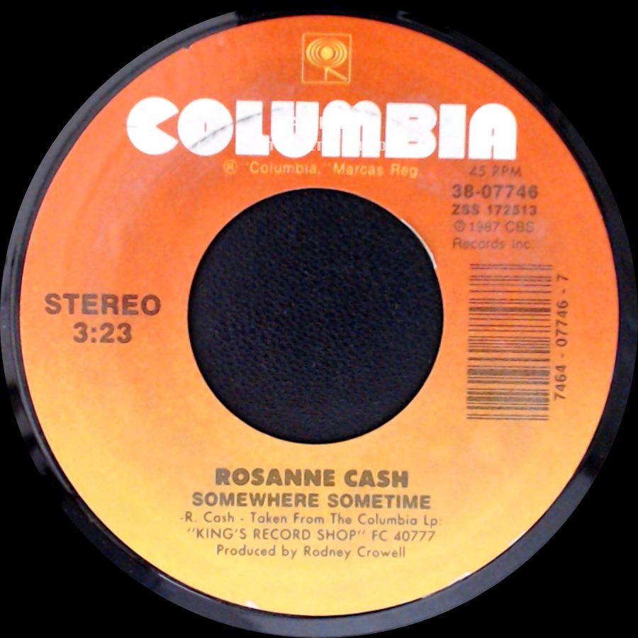 Rosanne Cash - Somewhere Sometime / If You Change Your Mind side A