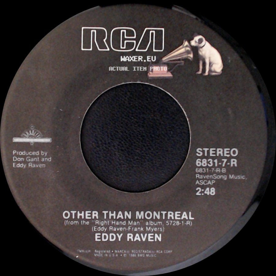 Eddy Raven - Other Than Montreal / I'm Gonna Get You side A