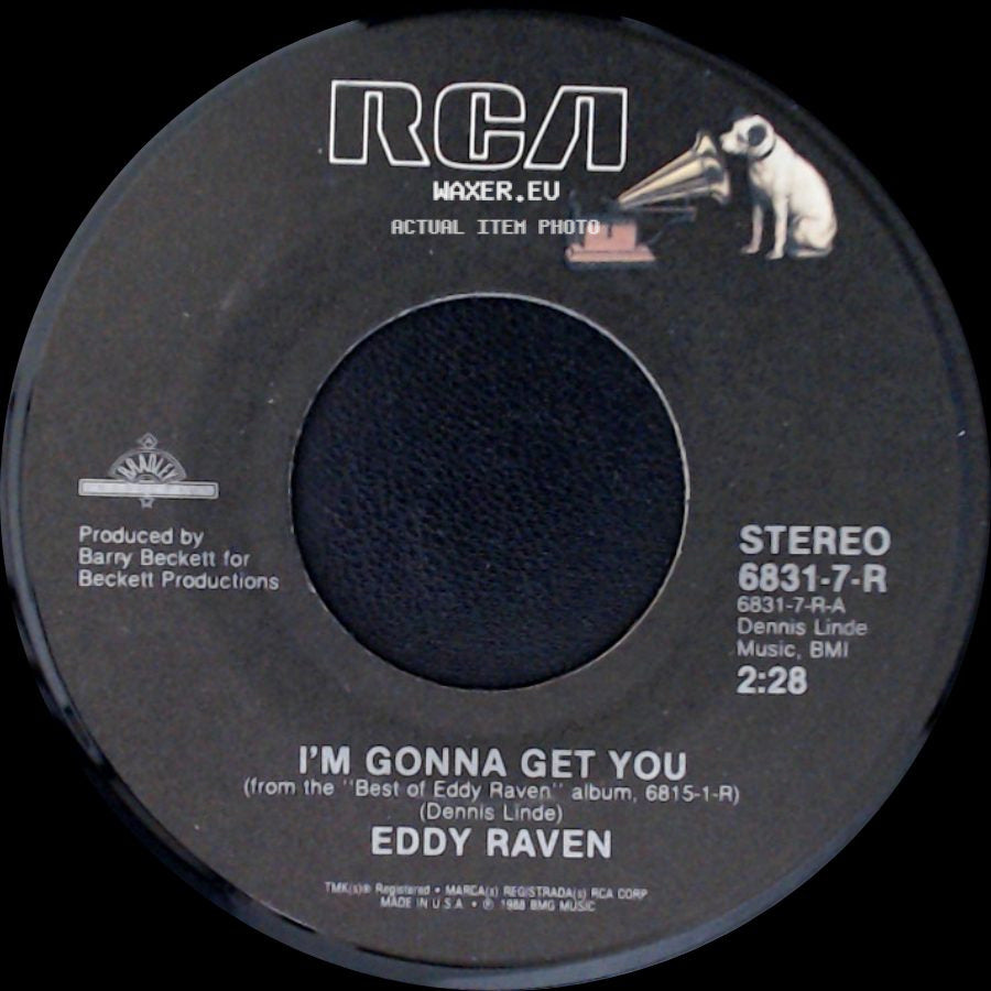 Eddy Raven - Other Than Montreal / I'm Gonna Get You side B