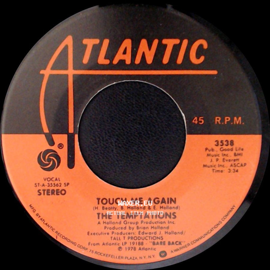 The Temptations - Touch Me Again / Ever Ready Love side A