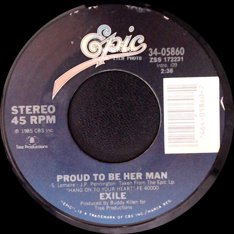 Exile - Proud To Be Her Man / Super Love side A