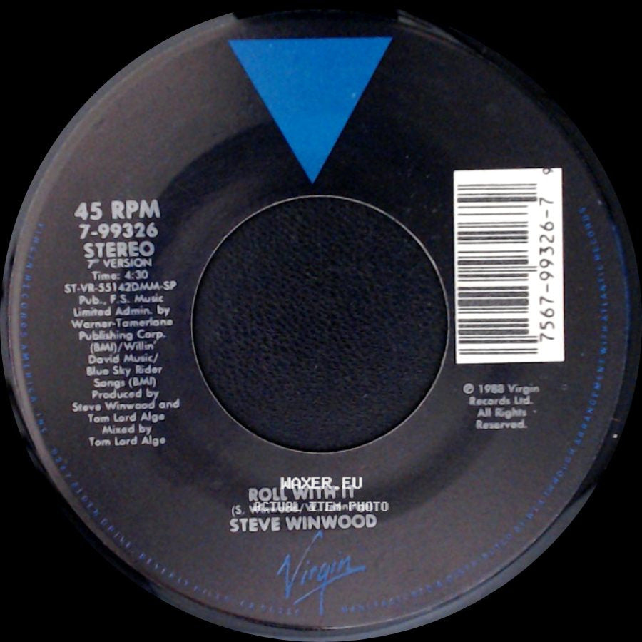 Steve Winwood - The Morning Side / Roll With It side B