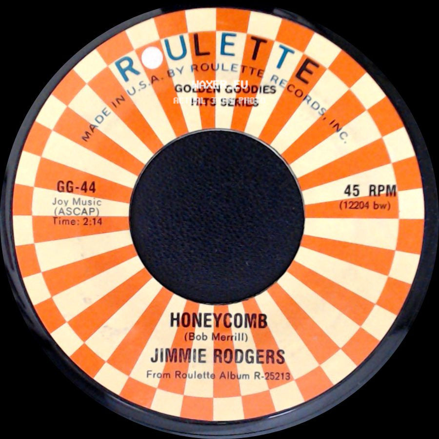 Jimmie Rodgers - Honeycomb / Kisses Sweeter Than Wine side A