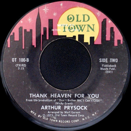 Arthur Prysock - In The Rain / Thank Heaven For You side B