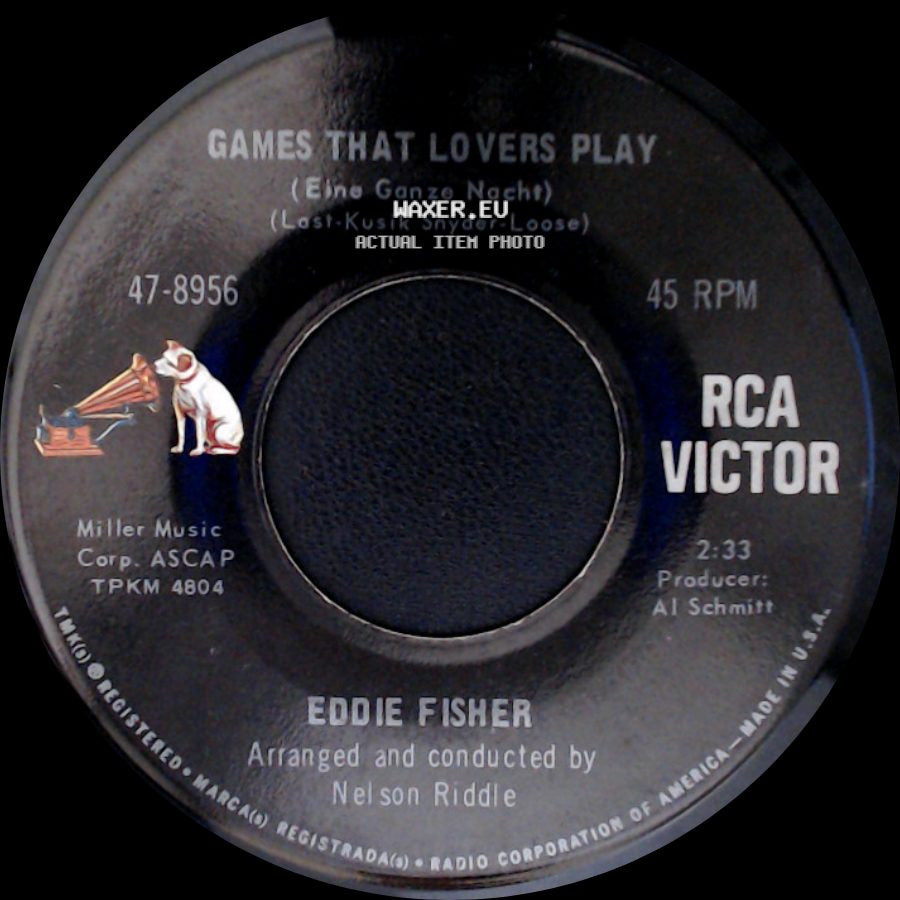 Eddie Fisher - Mame / Games That Lovers Play side B