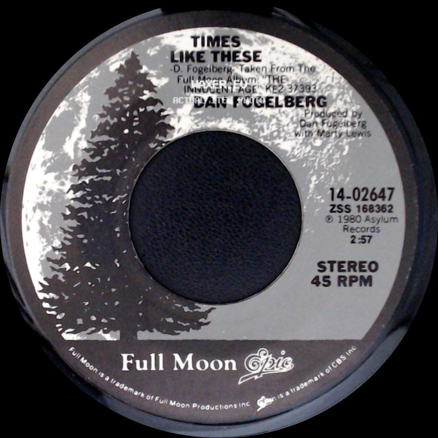 Dan Fogelberg - Times Like These / Leader Of The Band side A