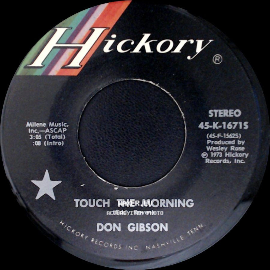 Don Gibson - Touch The Morning / Too Soon To Know side A
