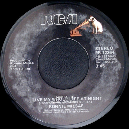 Ronnie Milsap - I Live My Whole Life At Night / (There's) No Gettin' Over Me side A
