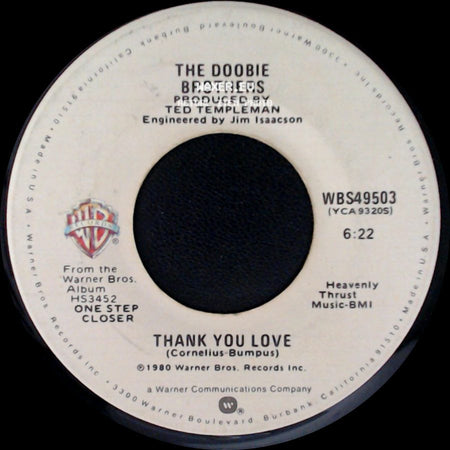 The Doobie Brothers - Thank You Love / Real Love side A