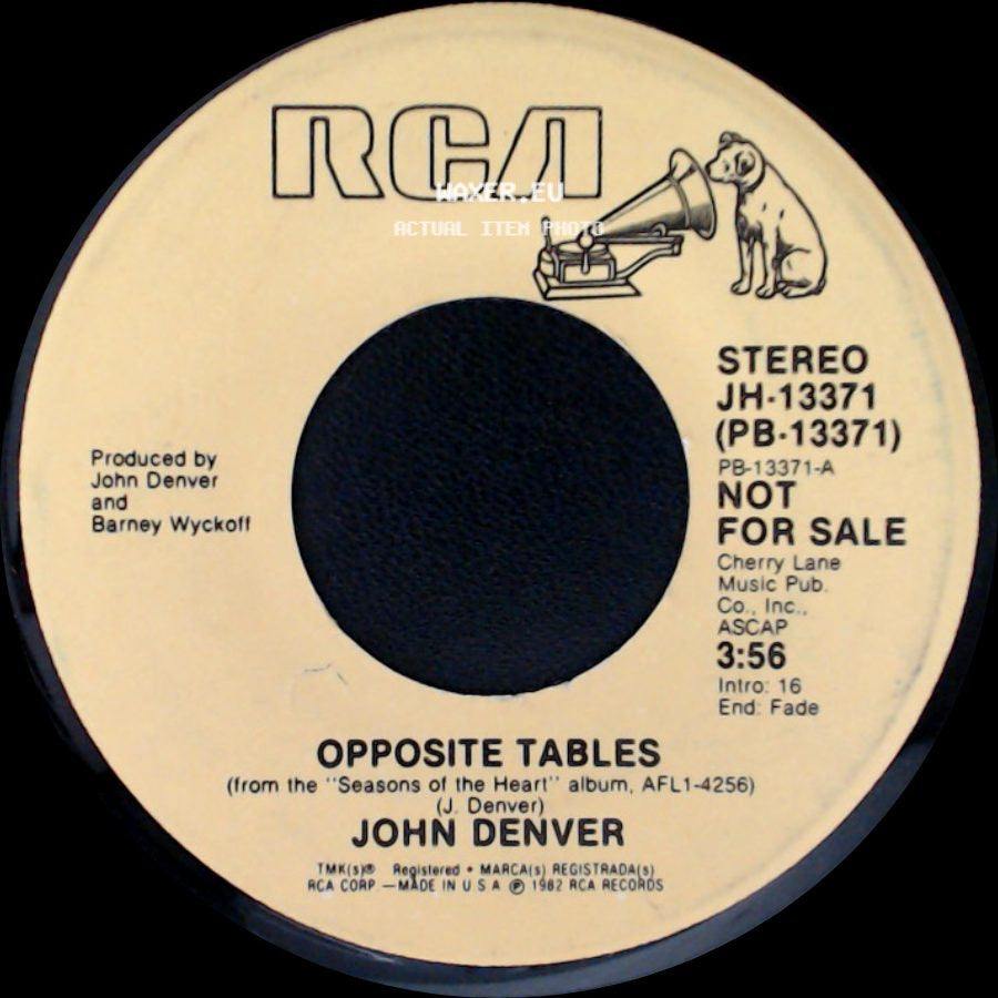 John Denver - Opposite Tables / Opposite Tables side B