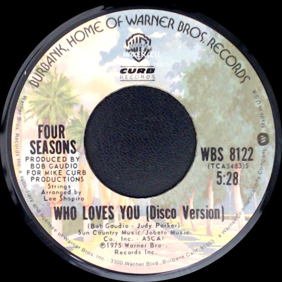 Four Seasons - Who Loves You / Who Loves You (Disco Version) side B