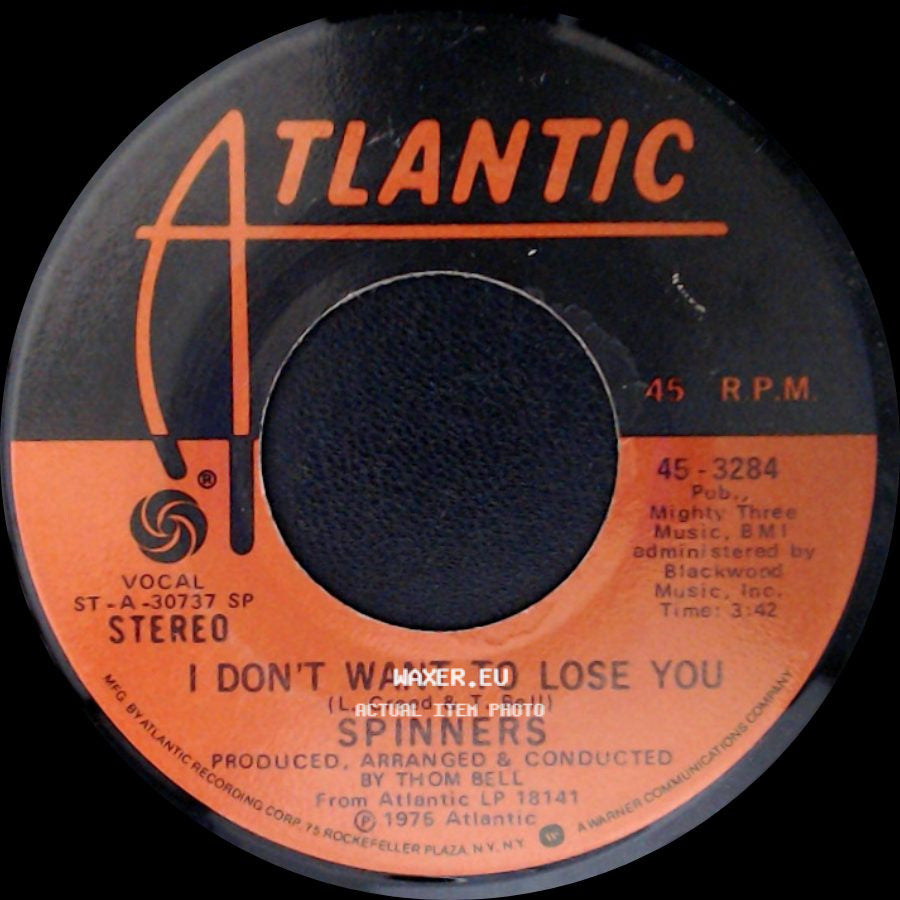 Spinners - Games People Play / I Don't Want To Lose You side B