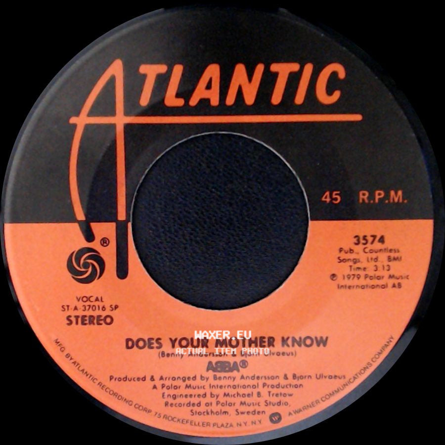 Abba - Kisses Of Fire / Does Your Mother Know side B