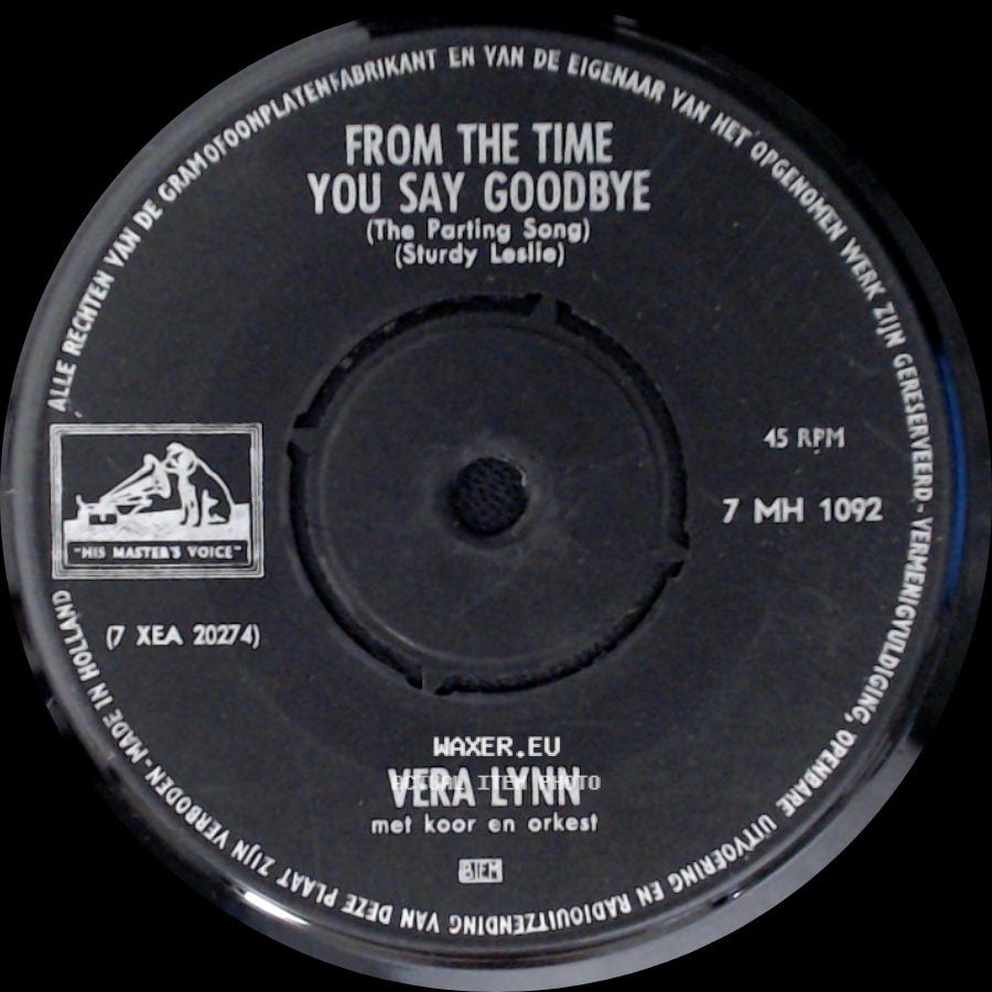 Vera Lynn - From The Time You Say Goodbye / Land Of Hope And Glory side A
