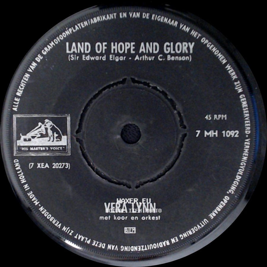 Vera Lynn - From The Time You Say Goodbye / Land Of Hope And Glory side B