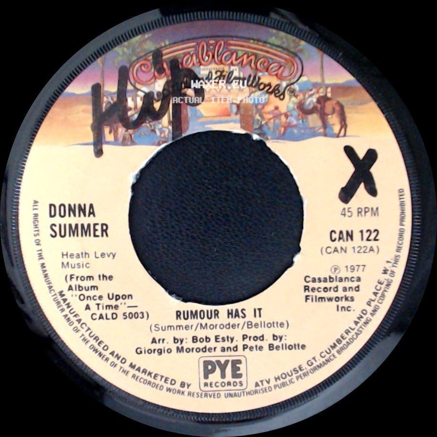 Donna Summer - Rumour Has It / Once Upon A Time side A