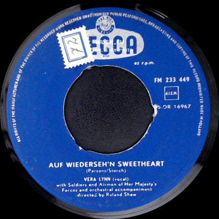 Vera Lynn - From The Time You Say Goodbye / Auf Wiederseh'n Sweetheart side B