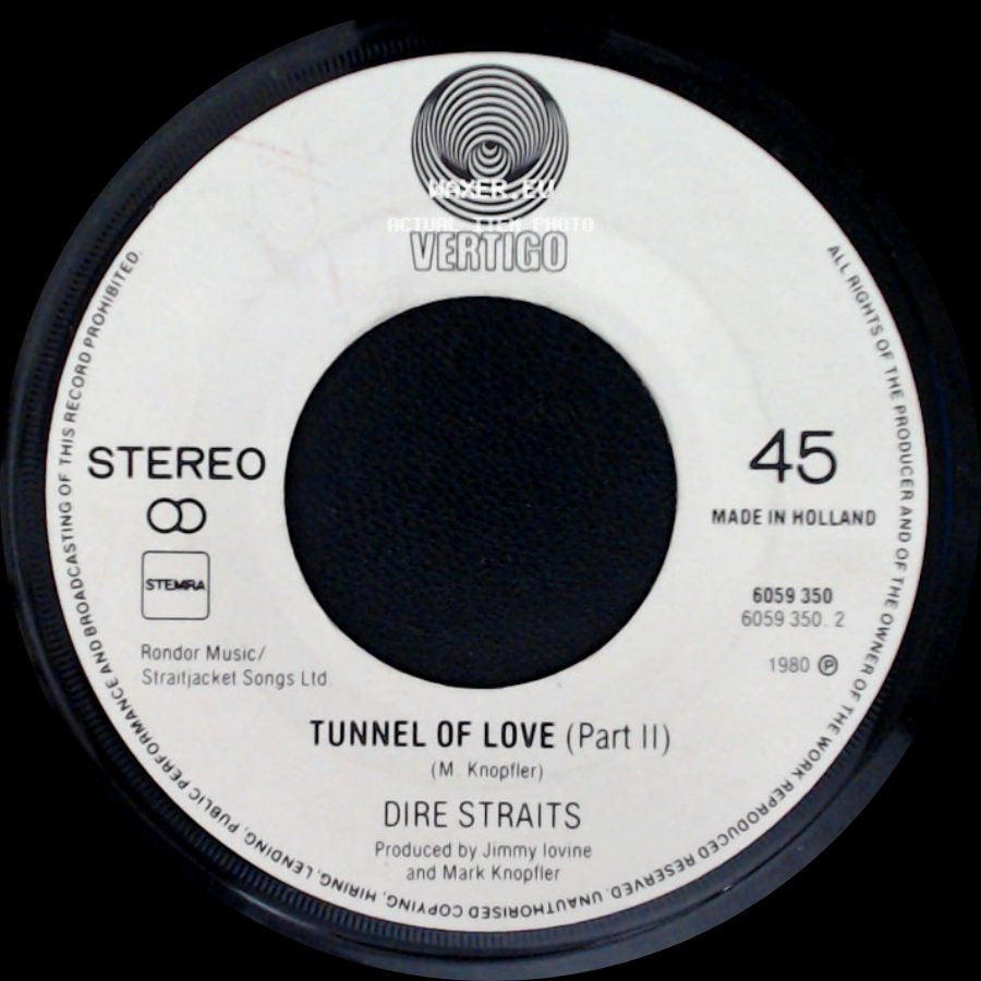 Dire Straits - Tunnel Of Love (Part I) / Tunnel Of Love (Part Ii) side B