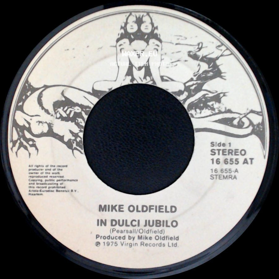 Mike Oldfield - In Dulci Jubilo / On Horseback side A