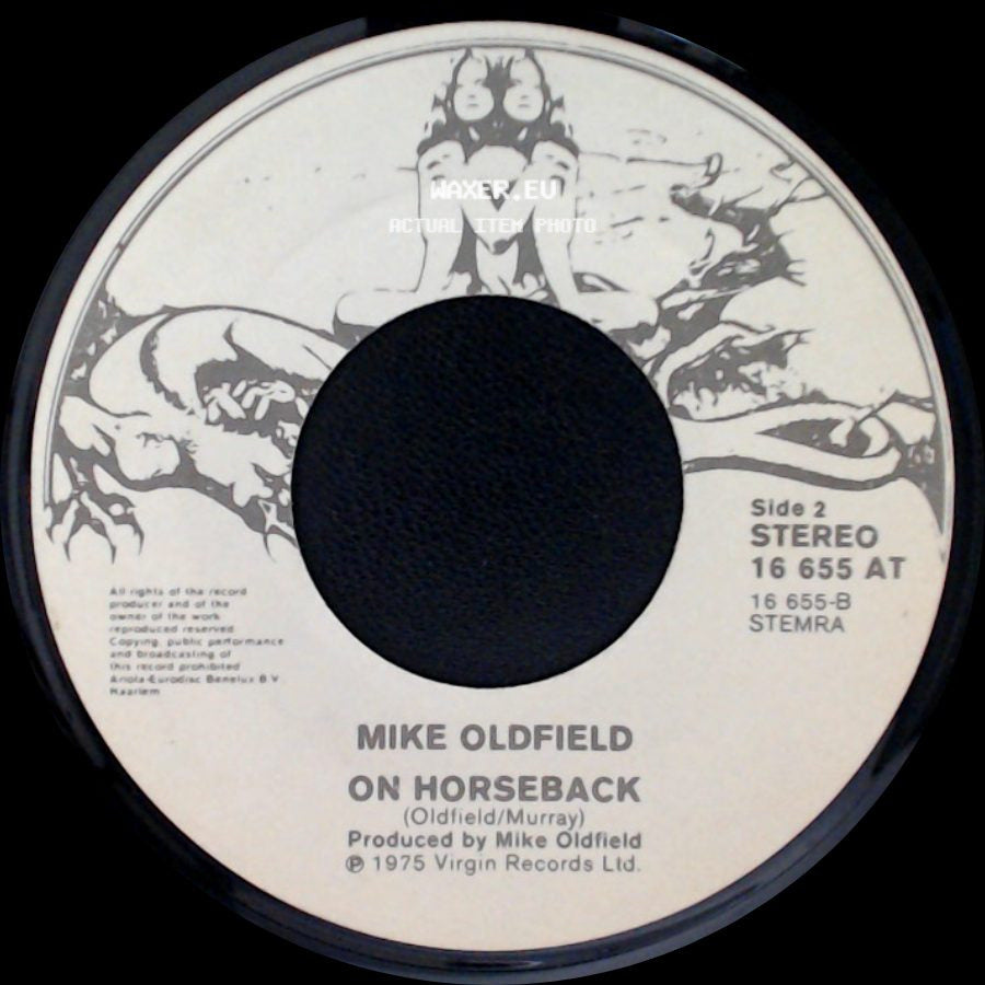 Mike Oldfield - In Dulci Jubilo / On Horseback side B