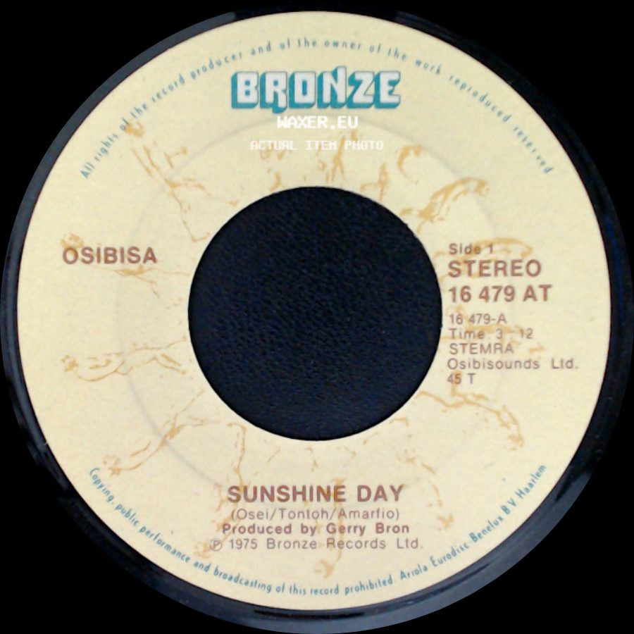 Osibisa - Sunshine Day / Bum To Bum side A