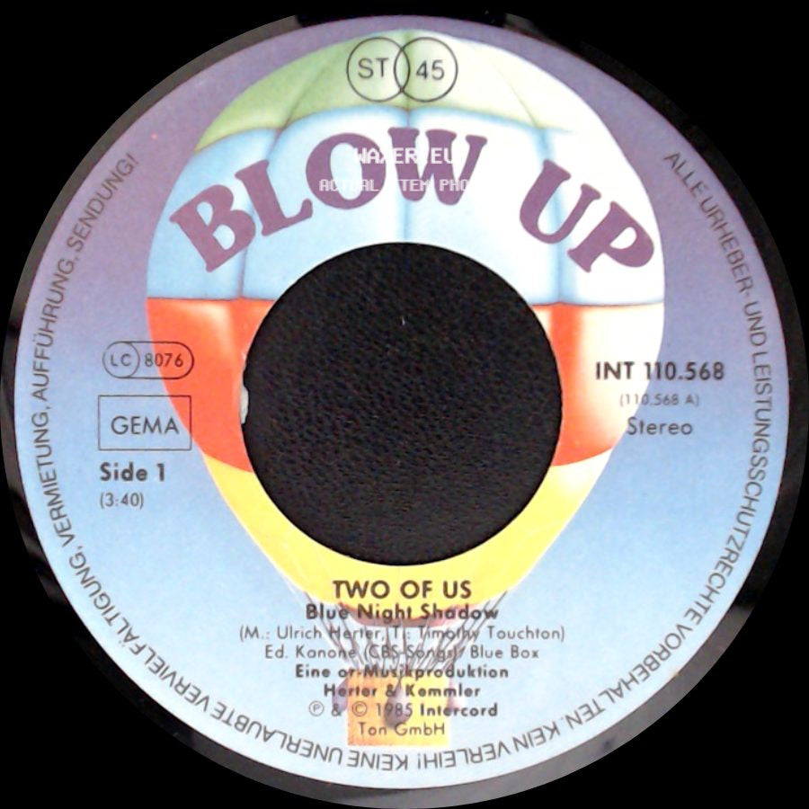 Blue Night Shadow - Two Of Us / Two Of Us side A