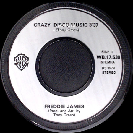 Freddie James - Hollywood (Edit) / Crazy Disco Music side B