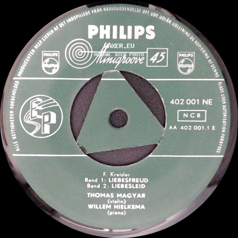Thomas Magyar / Thomas Magyar, Willem Hielkema - Liebesfreud / Liebesleid / Tambourin Chinois / Caprice Viennois side A