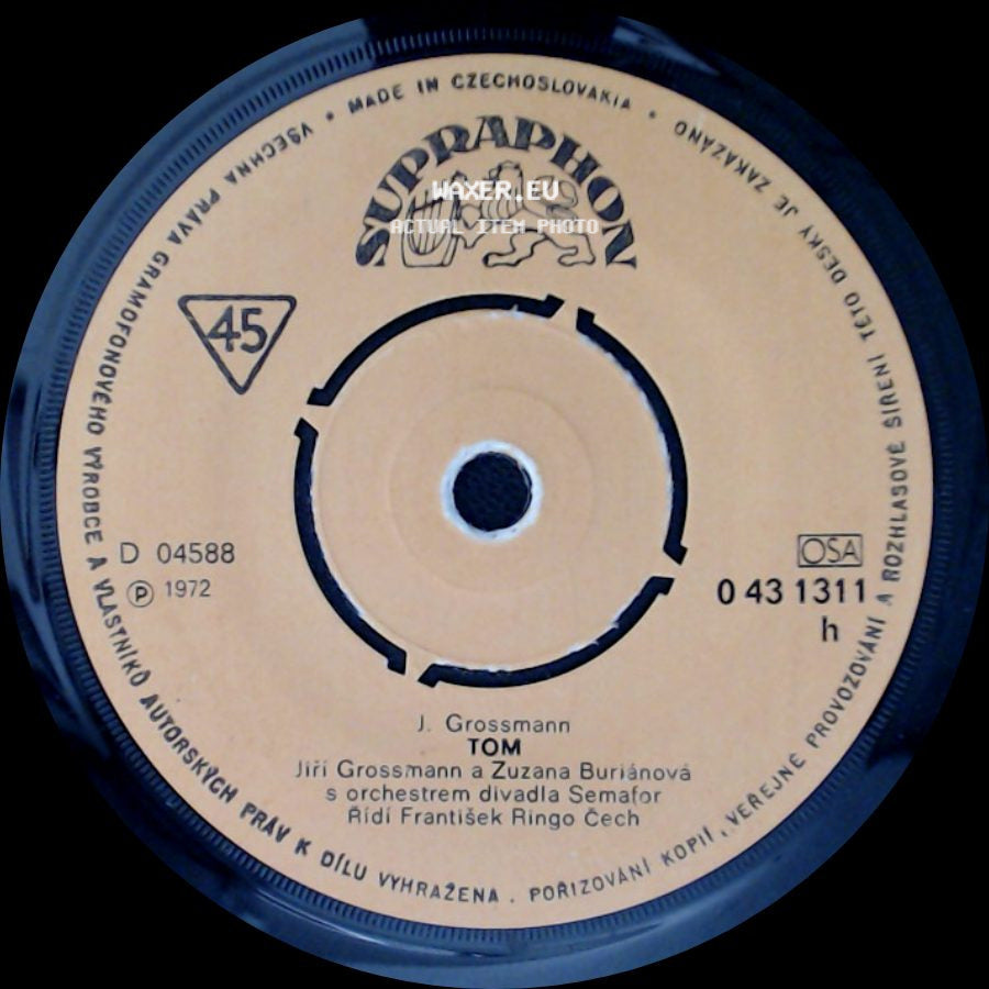 Jiří Grossmann A Zuzana Burianová - Ano, Pane Jiří (Yes, Mr. Peters) / Tom side B