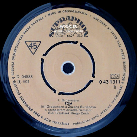 Jiří Grossmann A Zuzana Burianová - Ano, Pane Jiří (Yes, Mr. Peters) / Tom side B