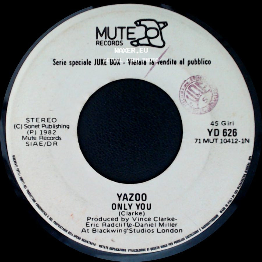 Yazoo / Loredana Rancati - Only You / Chi C'é C'é, Chi Non C'é... side A