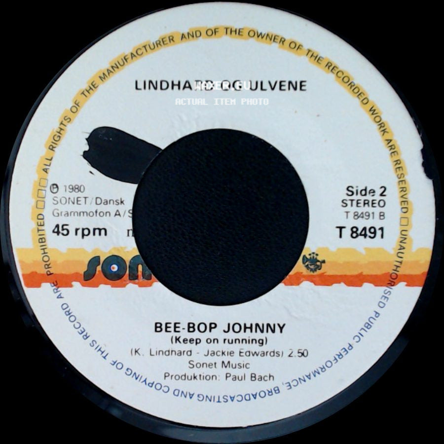 Kmf / Lindhard Og Ulvene - Disco-Satisfaction / Bee-Bop Johnny (Keep On Running) side B