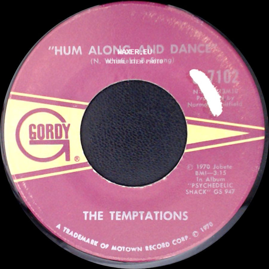 The Temptations - Hum Along And Dance / Ungena Za Ulimwengu (Unite The World) side A