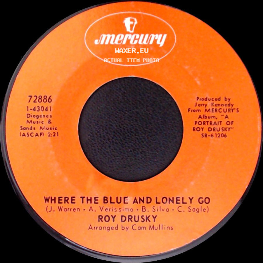 Roy Drusky - Where The Blue And Lonely Go / I'm Gonna Get You Off My Mind side A