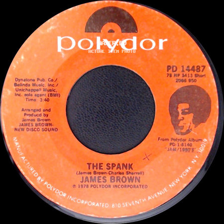 James Brown - Love Me Tender / The Spank side B