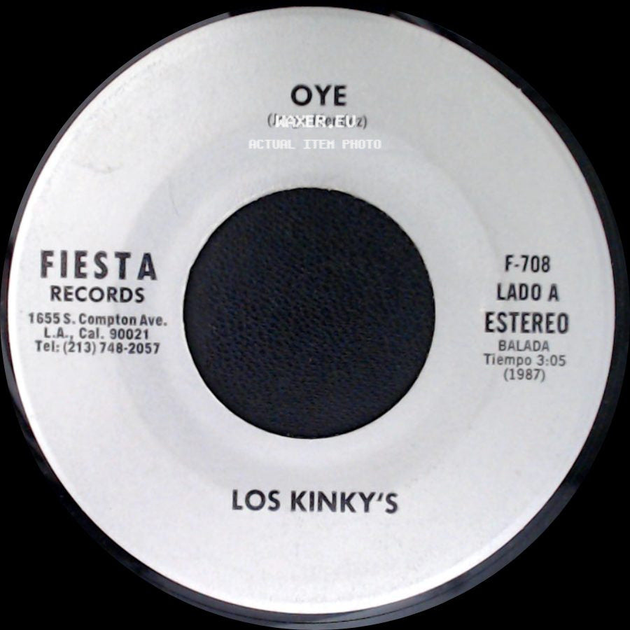 Los Kinky's - Oye / Novia Linda side A