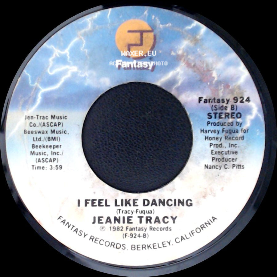 Jeanie Tracy - Your Old Standby / I Feel Like Dancing side B
