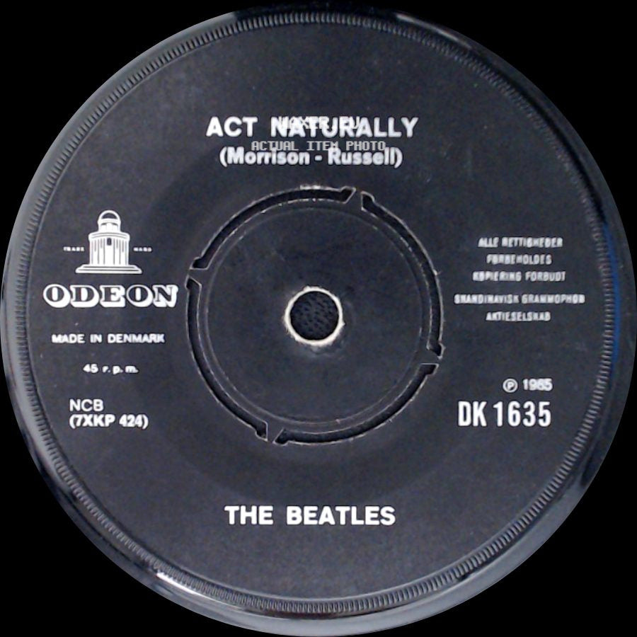The Beatles - Act Naturally / Yesterday side A